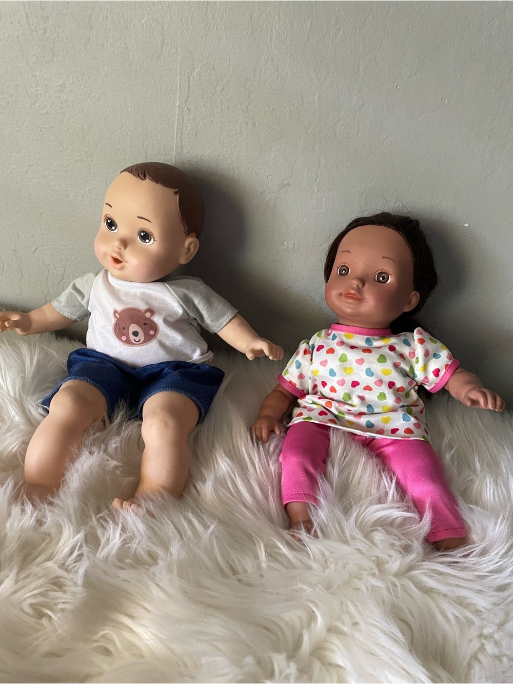 Children's Play Baby Doll in Pink Outfit